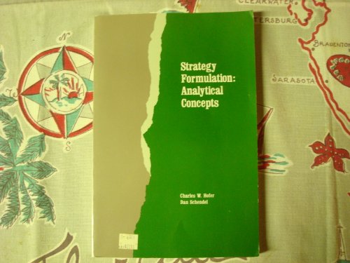 Analytical Concepts (The West series in business policy & planning) - Click to Buy