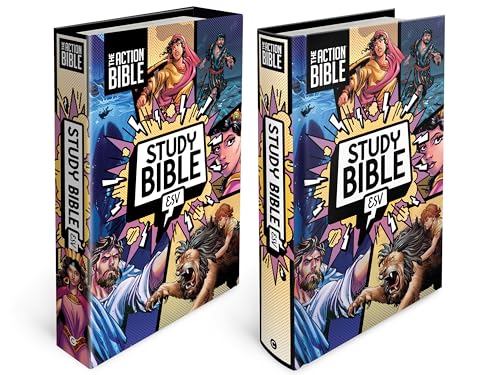 The Action Bible Study Bible ESV, Hardcover, Full Color - Click to Buy
