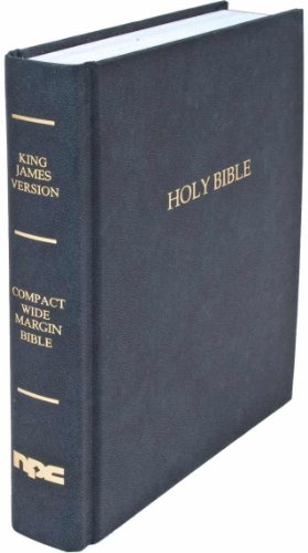 Holy Bible: King James Version, Black, Wide Margin - Click to Buy