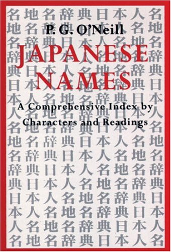 Japanese Names: Comprehensive Index by Characters and Readings - Click to Buy