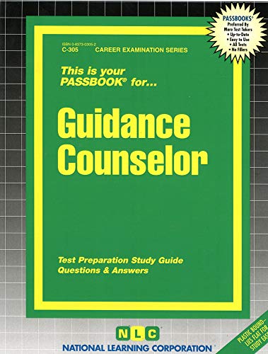 Guidance Counselor: Passbooks Study Guide - Click to Buy