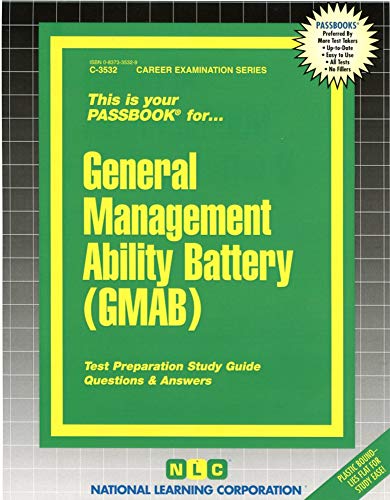 General Management Ability Battery (GMAB)(Passbooks) (Career Examination Series) - Click to Buy