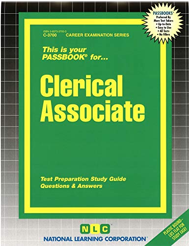 Clerical Associate (Volume 3700) - Click to Buy