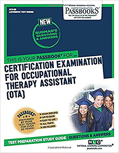 Certification Examination for Occupational Therapy Assistant (OTA) (Admission Test Series) - Click to Buy