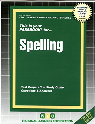 CIVIL SERVICE SPELLING: Passbooks Study Guide - Click to Buy