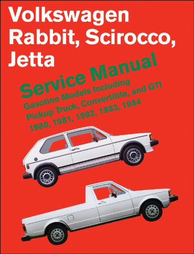 Volkswagen Rabbit/Scirocco/Jetta Service Manual, 1980-1984: Including Pickup Truck, Convertible, Ang-Gti: Gasoline Models Including Pickup Truck ... GTI (Robert Bentley Complete Service Manuals) - Click to Buy