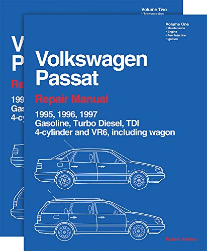 Volkswagen Passat: Official Factory Repair Manual 1995, 1996, 1997 : Gasoline, Turbo Diesel, Tdi 4-Cylinder and Vr6, Including Wagon - Click to Buy