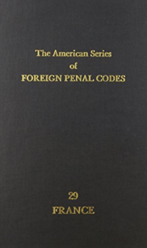 The French Code of Criminal Procedure (American Series of Foreign Penal Codes) - Click to Buy