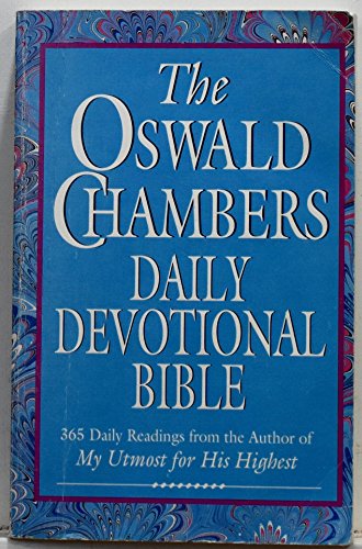 The Oswald Chambers Daily Devotional Bible - New King James Version - Click to Buy