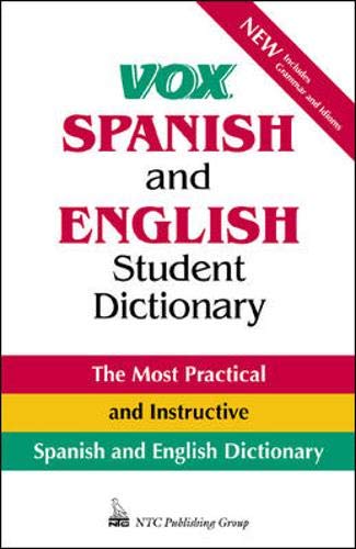Vox Spanish and English Student Dictionary - Click to Buy