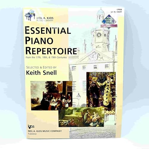 GP458 - Essential Piano Repertoire of the 17th, 18th, & 19th Centuries Level 8 (Neil A Kjos Piano Library Book & CD)