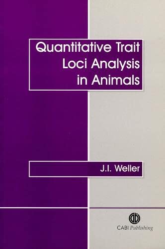 Quantitative Trait Loci Analysis in Animals - Click to Buy