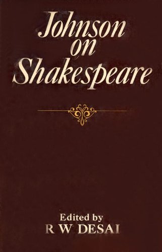 Johnson On Shakespeare ? Johnson - Click to Buy