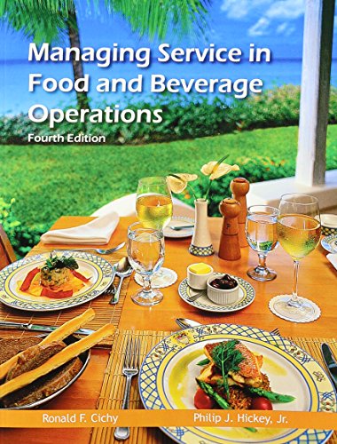 Managing Service in Food and Beverage Operations - Click to Buy