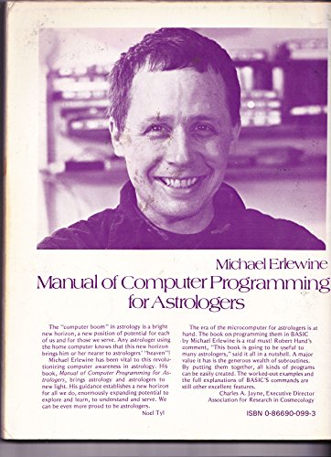 Manual of Computer Programming for Astrologers - Click to Buy
