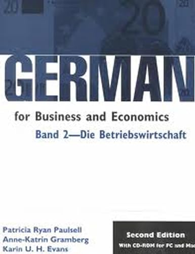 German for Business and Economics: Band 2 - Die Betriebswirtschaft: v. 2 - Click to Buy