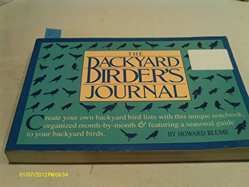 The Backyard Birder's Journal - Click to Buy