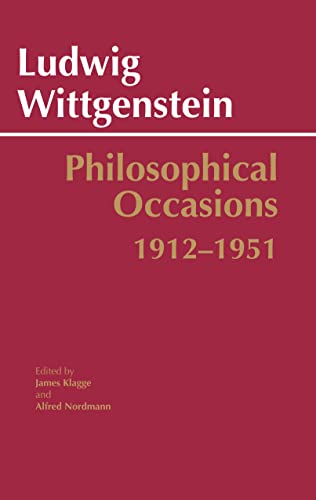Philosophical Occasions, 1912-1951 - Click to Buy