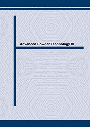 Advanced Powder Technology III (Materials Science Forum) - Click to Buy