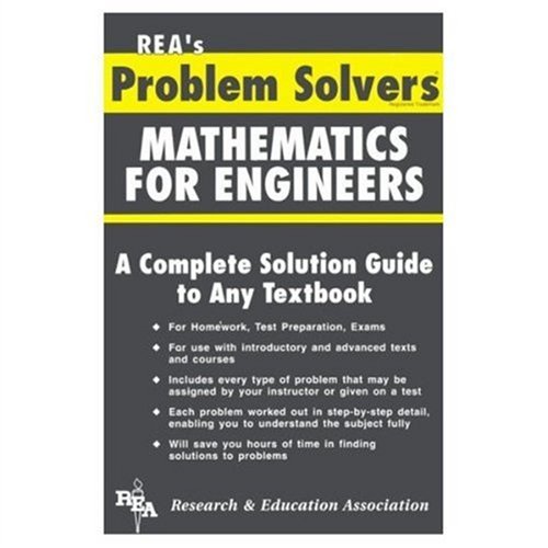Mathematics for Engineers Problem Solver (Problem Solvers Solution Guides) - Click to Buy