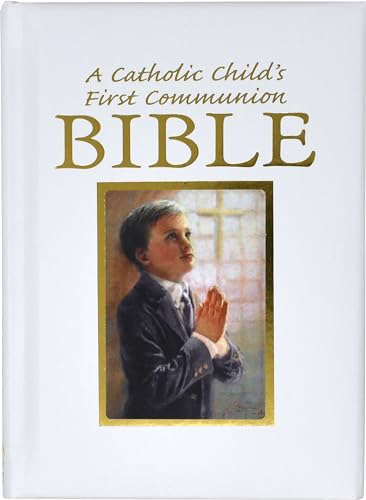 Catholic Child's First Communion Gift Bible-NAB-Boy - Click to Buy