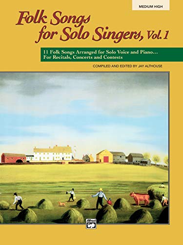 Folk Songs for Solo Singers: Medium High - Click to Buy