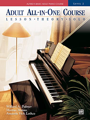 Alfred's Basic Adult All-in-One Course, Bk 2: Lesson * Theory * Solo, Comb Bound Book (Volume 2) - Click to Buy