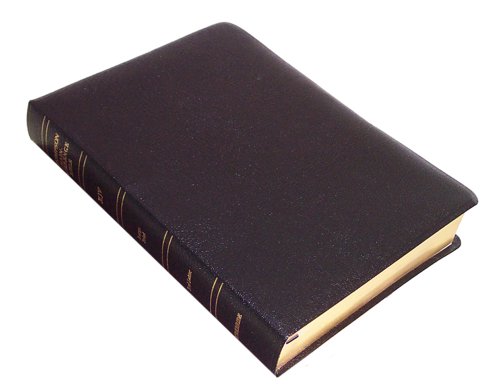 KJV THOMPSON CHAIN-REFERENCE BIBLE/LARGE PRINT-BLACK BONDED LEATHER INDEXED - Click to Buy