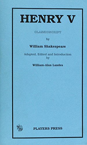 Henry V: Classicscript - Click to Buy
