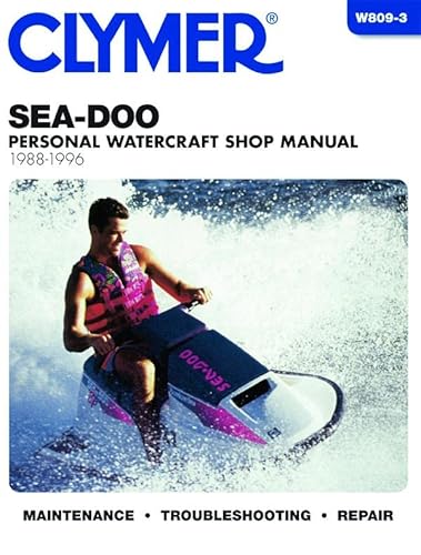Sea-Doo Water Vehicles Shop Manual 1988-1996 (Clymer Personal Watercraft) - Click to Buy