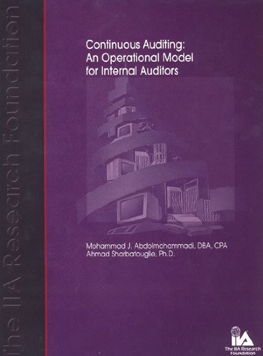 Continuous Auditing: An Operational Model for Internal Auditors - Click to Buy