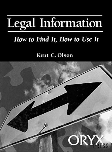 Legal Information (How to Find It, How to Use It) - Click to Buy