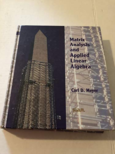 Matrix Analysis and Applied Linear Algebra Book and Solutions Manual - Click to Buy