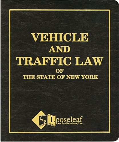 Vehicle & Traffic Law of The State Of New York - Click to Buy