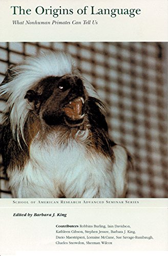 The Origins of Language: What Nonhuman Primates Can Tell Us - Click to Buy