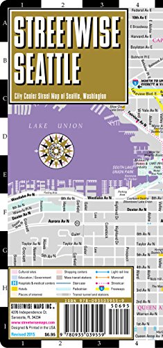 Streetwise Seattle Map - Laminated City Center Street Map of Seattle, Washington - Click to Buy