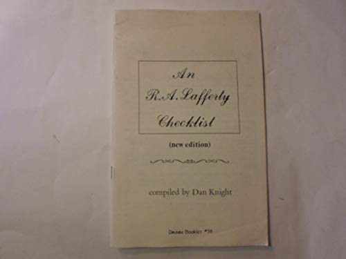 An R.A. Lafferty checklist (Drumm booklet) - Click to Buy
