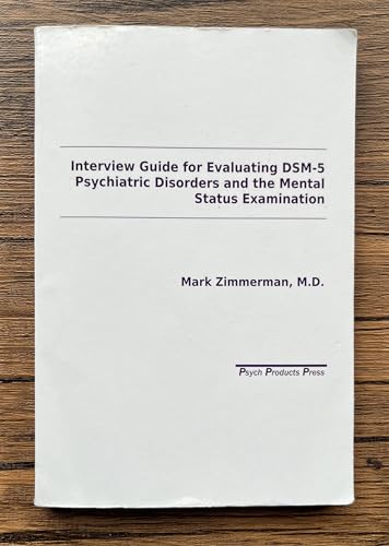Interview Guide for Evaluating Dsm-IV Psychiatric Disorders and the Mental Status Examination - Click to Buy