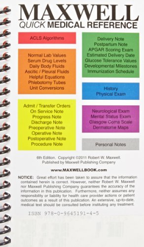 Maxwell Quick Medical Reference - Click to Buy
