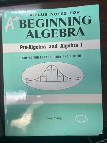 A-Plus Notes for Beginning Algebra: Pre-Algebra and Algebra 1 - Click to Buy
