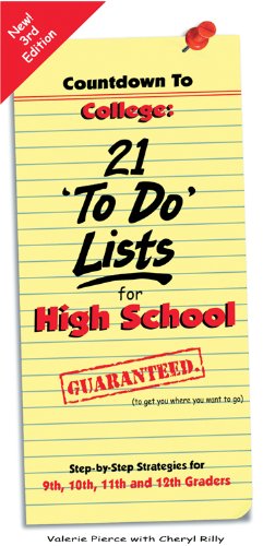 Countdown to College: 21 'To Do' Lists for High School - Click to Buy