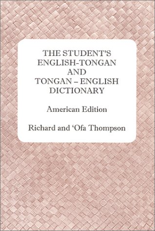 The Student's English-Tongan and Tongan-English Dictionary - Click to Buy