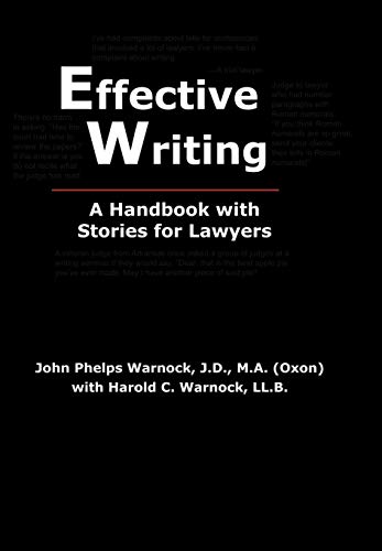 Effective Writing: A Handbook With Stories for Lawyers - Click to Buy