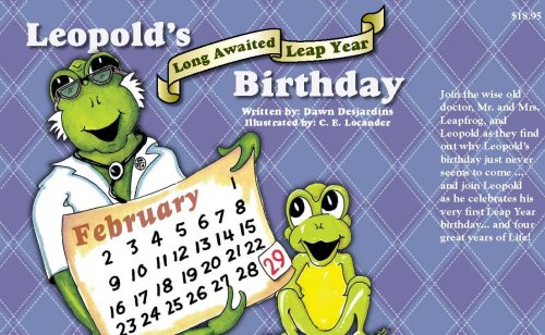 Leopold's Long Awaited Leap Year Birthday - Click to Buy