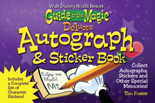 Walt Disney World Deluxe Autograph & Sticker Book - Click to Buy