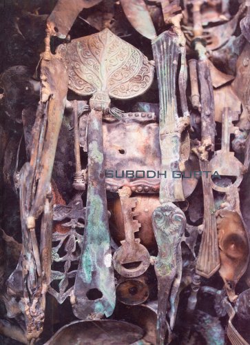 Subodh Gupta: Gandhi's Three Monkeys - Click to Buy