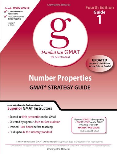 Number Properties GMAT Strategy Guide, 4th Edition (Manhattan GMAT Preparation Guides)