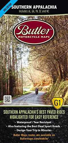 Butler Maps G1 Regional Maps (Southern Appalachia) - Click to Buy