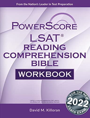The PowerScore LSAT Reading Comprehension Bible Workbook - Click to Buy