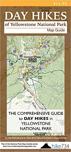 Day Hikes of Yellowstone National Park Map-Guide - Click to Buy